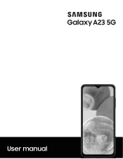 Samsung Galaxy A23 5G Tracfone User Manual