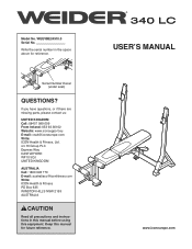 Weider Weevbe24910 Uk Manual