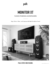 Polk Audio Monitor XT Dolby Atmos 5.1.2 Deluxe System User Guide