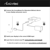 Actiontec ScreenBeam Pro Education Edition 2 Installation Guide
