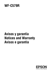 Epson WorkForce Pro WF-C579R Notices and Warranty for Latin America