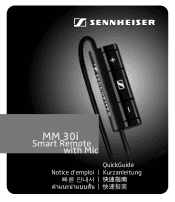 Sennheiser MM 30i Instructions for use
