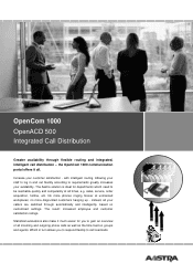 Aastra OpenACD 500 Datasheet OpenACD 500
