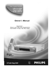 Philips VR1010BP99 User manual