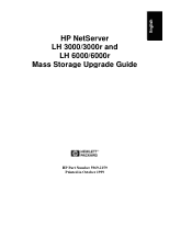 HP D7171A HP Netserver Mass Storage Upgrade Guide