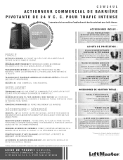 LiftMaster CSW24UL CSW24UL Product Guide - French