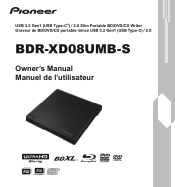 Pioneer BDR-XD08UMB-S Owners Manual