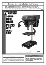 Harbor Freight Tools 62520 User Manual