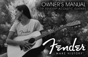 Fender Fender Acoustics Owners Manual
