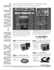Panamax MIW-POWERKIT-TL Datasheet