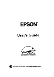 Epson ActionTower 3000 User Manual
