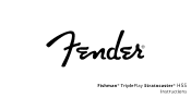 Fender Fender Fishman TriplePlay Stratocaster HSS Owners Manual