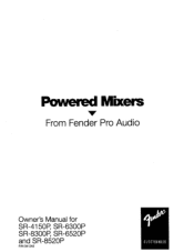 Fender SR-8300P Owner Manual