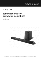 Insignia NS-SB515 User Manual Espanol
