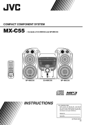 JVC MXC55J Instructions