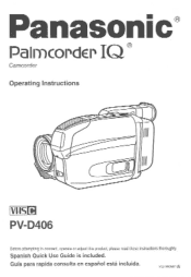 Panasonic PVD406 PVD406 User Guide