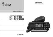 Icom IC-M330 Basic Manual spanish
