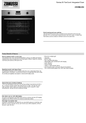 Zanussi ZOHNE2X2 Specification Sheet