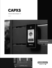LiftMaster CAPXS CAPXS Product Guide - French