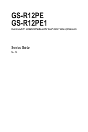 Gigabyte GS-R12PE1 Manual