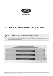 Lacie 8big Thunderbolt 2 Accessories 8big Fan Kit 8big PSU Kit User Manual