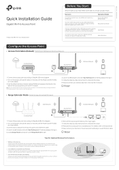 TP-Link TL-WA3001 TL-WA3001US V1 Quick Installation Guide