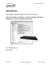 Lantronix SM24DP4XA CLI Reference Guide Rev D PDF 2.99 MB