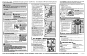 Frigidaire FGHB2844LE Installation Instructions (All Languages)