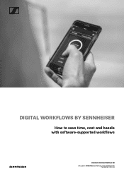 Sennheiser SL DW Rack Receiver 5362C Digital Workflows by Sennheiser - software-supported workflows designed for the daily business routine