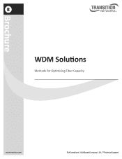 Lantronix TN-CWDM-10G-1xx0-80 Series WDM Solutions