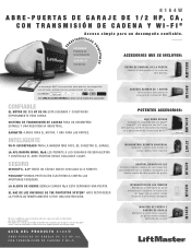 LiftMaster 8164W 8164W Product Guide Spanish
