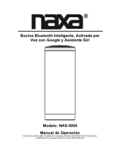 Naxa NAS-5006 Spanish Manual