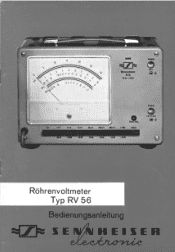 Sennheiser RV 56 Instructions for Use