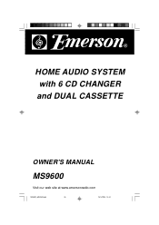Emerson MS9600 Owners Manual