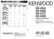 Kenwood XD-V626 User Manual
