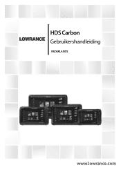 Lowrance HDS-12 Carbon - No Transducer Gebruikershandleiding