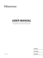 Hisense 75U1600 User Manual - English