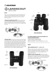 Celestron LandScout 10x50 Porro Binocular LandScout Quick Setup Guide