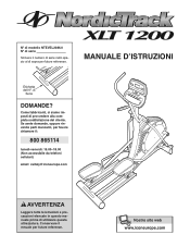 NordicTrack Xlt 1200 Elliptcal Italian Manual