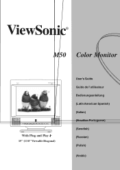 ViewSonic M50 User Guide