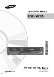 Samsung DVD-VR335 Quick Guide (easy Manual) (ver.1.0) (English)