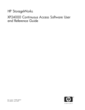 HP XP20000 HP StorageWorks XP24000 Continuous Access Software User and Reference Guide, v01 (T5278-96002, June 2007)