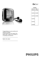 Philips SA2945 User manual