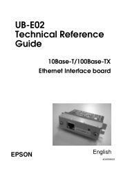 Epson C32C824151 Technical Reference