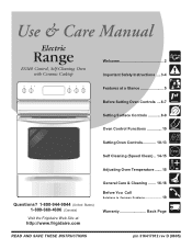 Frigidaire GLEF388GS Use and Care Manual