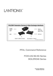 Lantronix FOX3 Series PFAL Command Reference