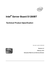 Intel S1200BT Technical Product Specification