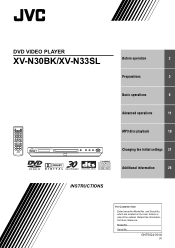 JVC XV-N30BK Supplementary Material