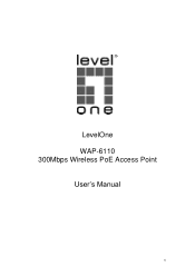 LevelOne WAP-6110 Manual