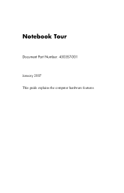 Compaq nc4400 Notebook Tour - Windows Vista
